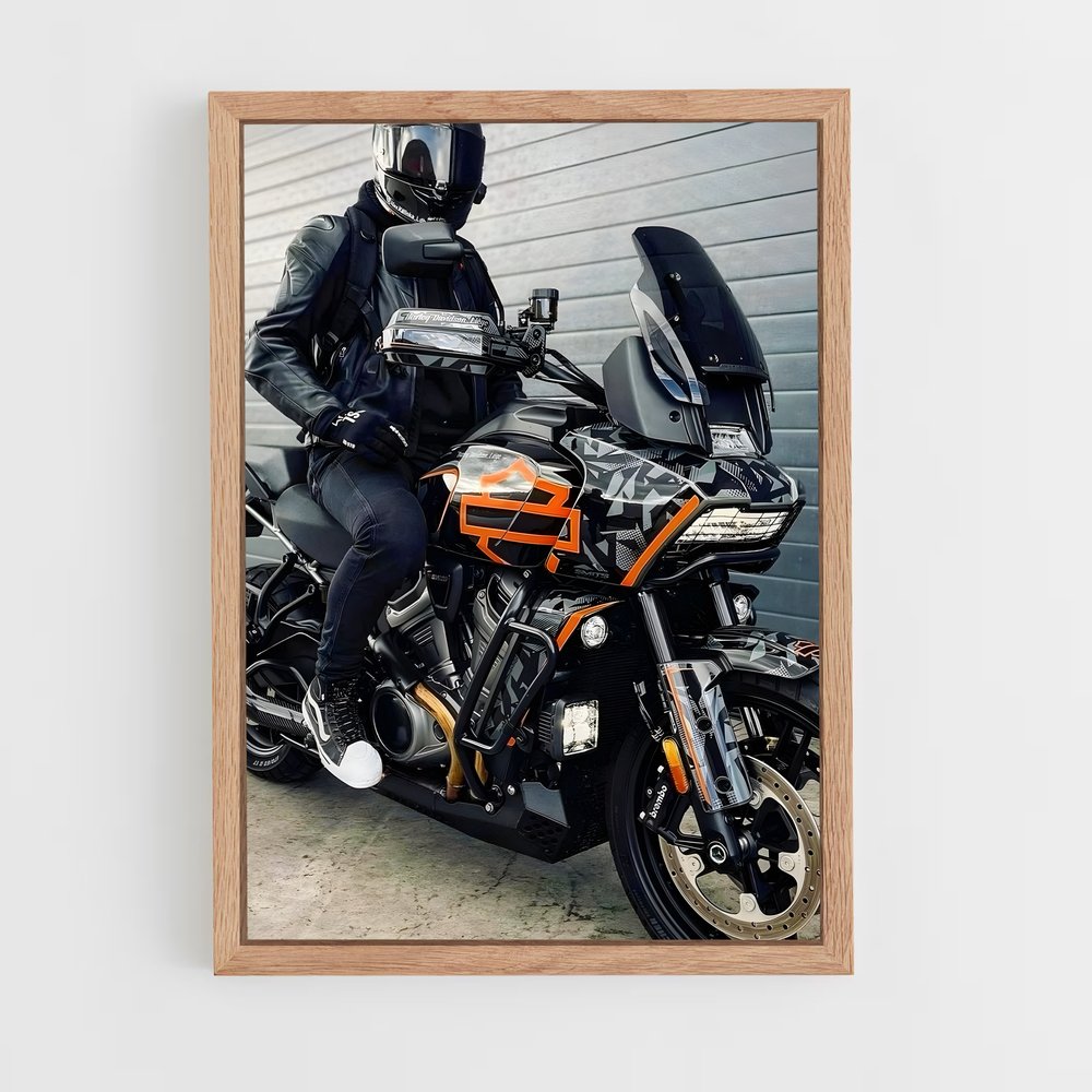 Poster Pan America splendide – affiche Harley-Davidson (vue 4)